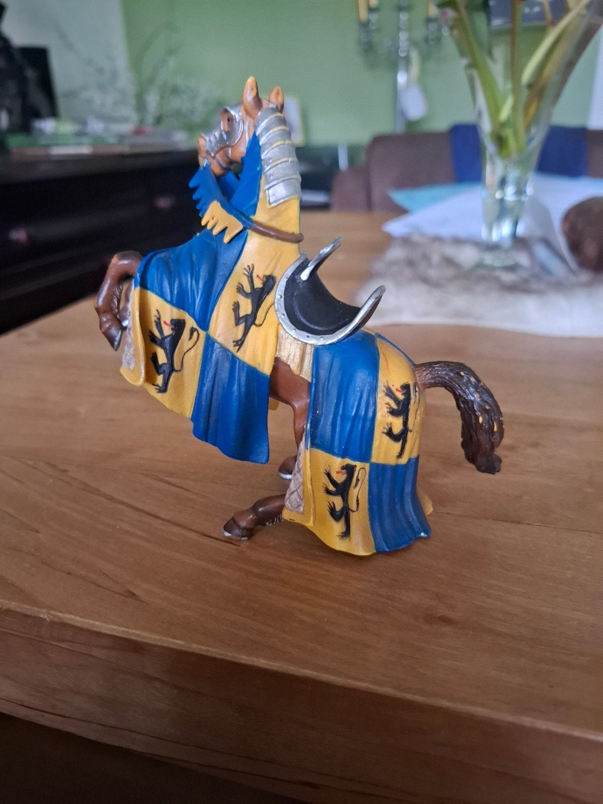 Schleich Ridderpaard met deken - Zo goed als nieuw, Ophalen of Verzenden, Zo goed als nieuw, Jongen of Meisje