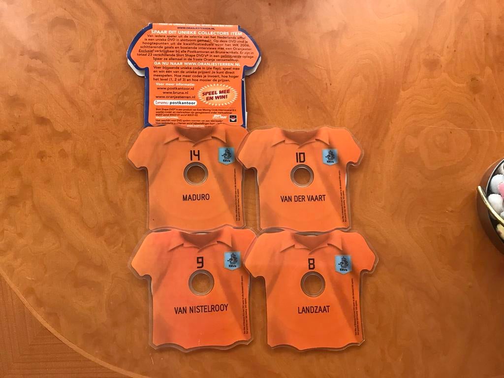 Oranje spelers DVD's: Maduro, Van der Vaart, Van Nistelrooy, Alle leeftijden, Ophalen of Verzenden, Gebruikt
