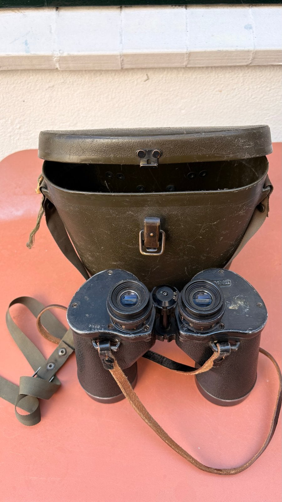 Originele US Army M17 (7x50) Inclusief Harde Draagtas, Verzamelen, Militaria | Tweede Wereldoorlog, Ophalen of Verzenden, Amerika