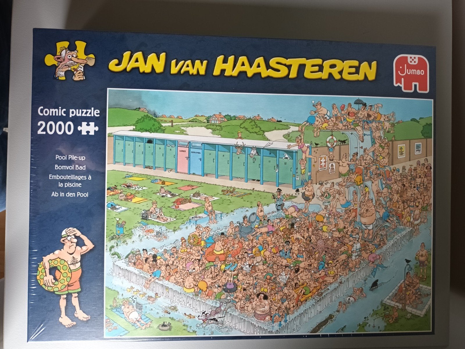 Nieuwe puzzel legpuzzel Jan van Haasteren 2000 stukjes bad, Ophalen of Verzenden, Meer dan 1500 stukjes, Nieuw, Legpuzzel