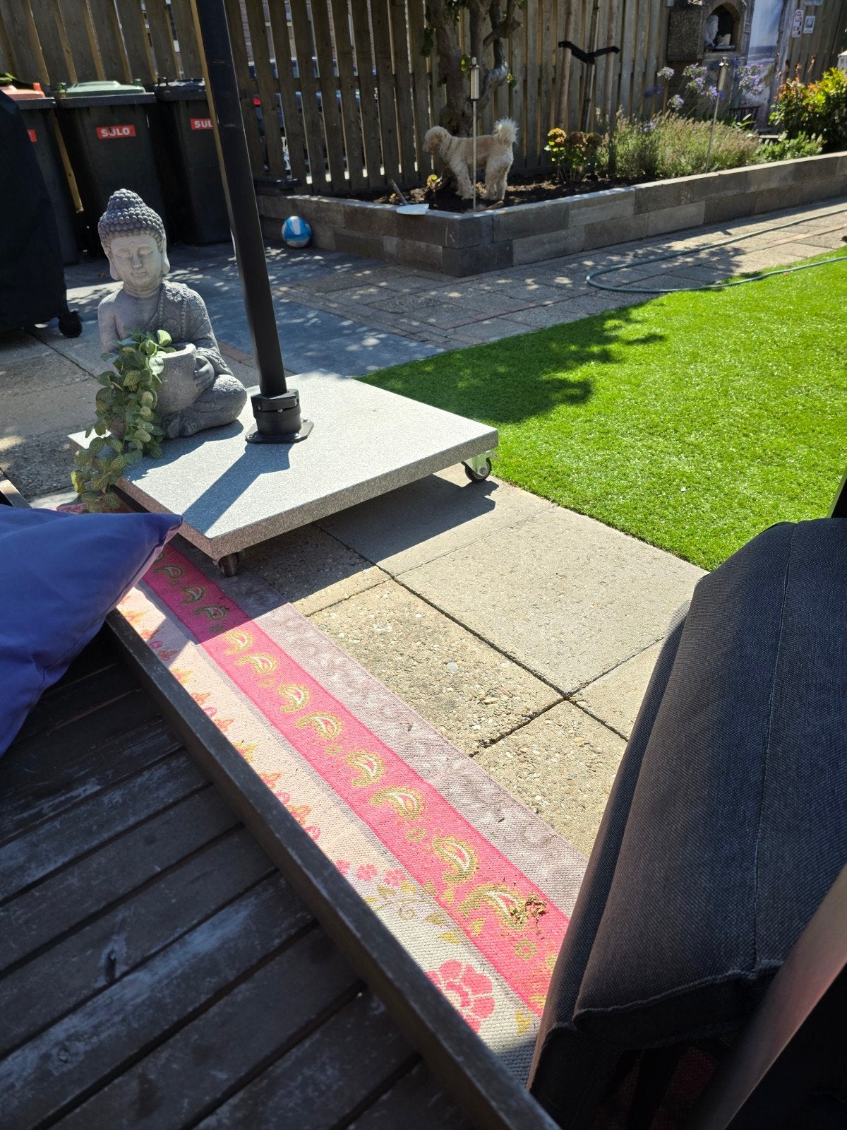 gezocht beton  tuintegels 60 x 40 x4, Tuin en Terras, Ophalen, Zo goed als nieuw, Beton, Terrastegels