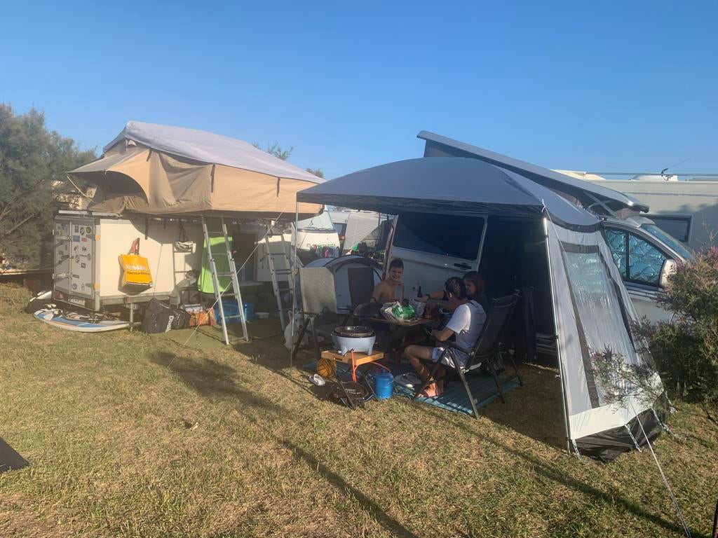 Luifel met pees voor bus(camper) - Ideaal voor onderweg, Ophalen of Verzenden, Gebruikt
