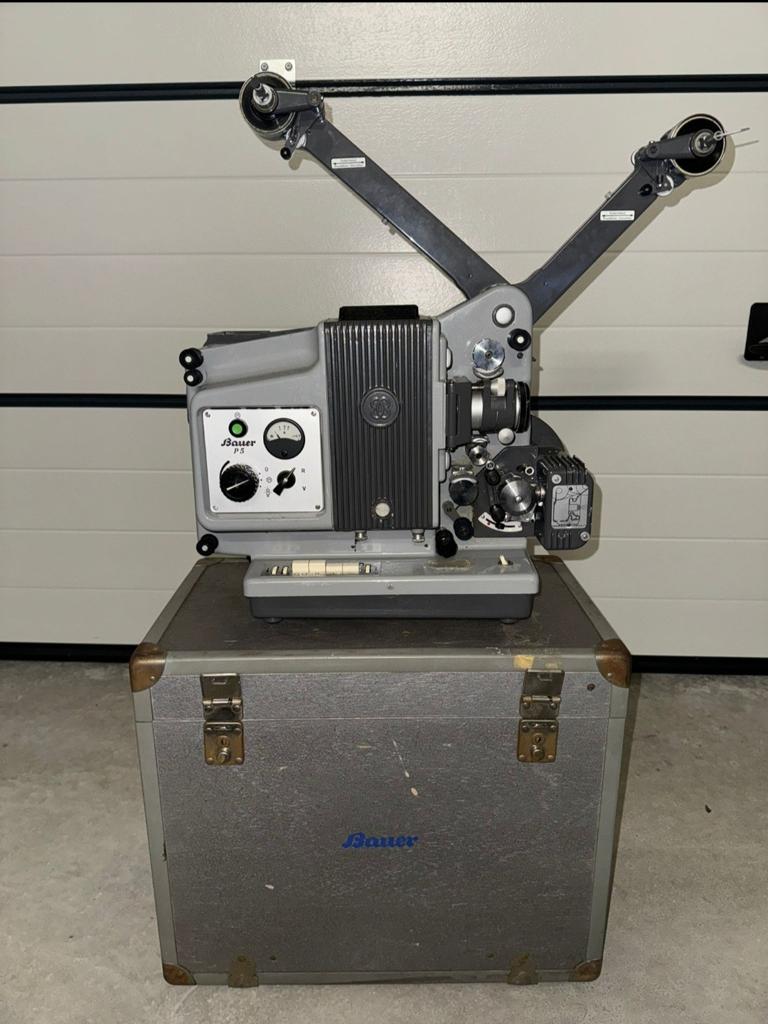 Bauer P5 Vintage Filmprojector met Koffer, Ophalen, Gebruikt
