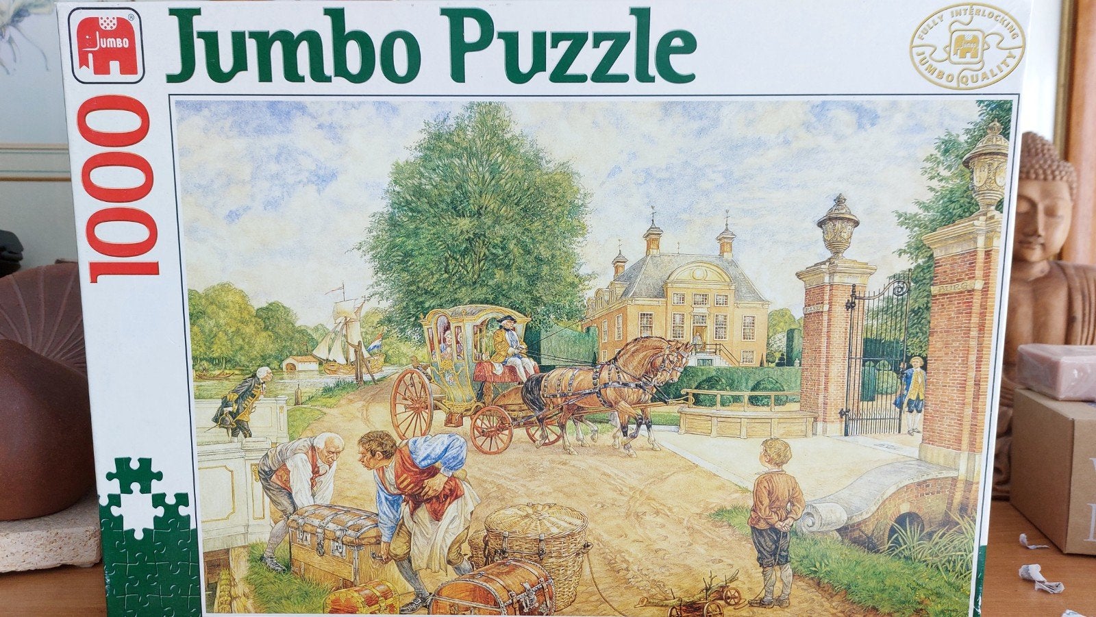 Jumbo Legpuzzel 1000 stukjes - Een buitenplaats aan de Vecht, Ophalen of Verzenden