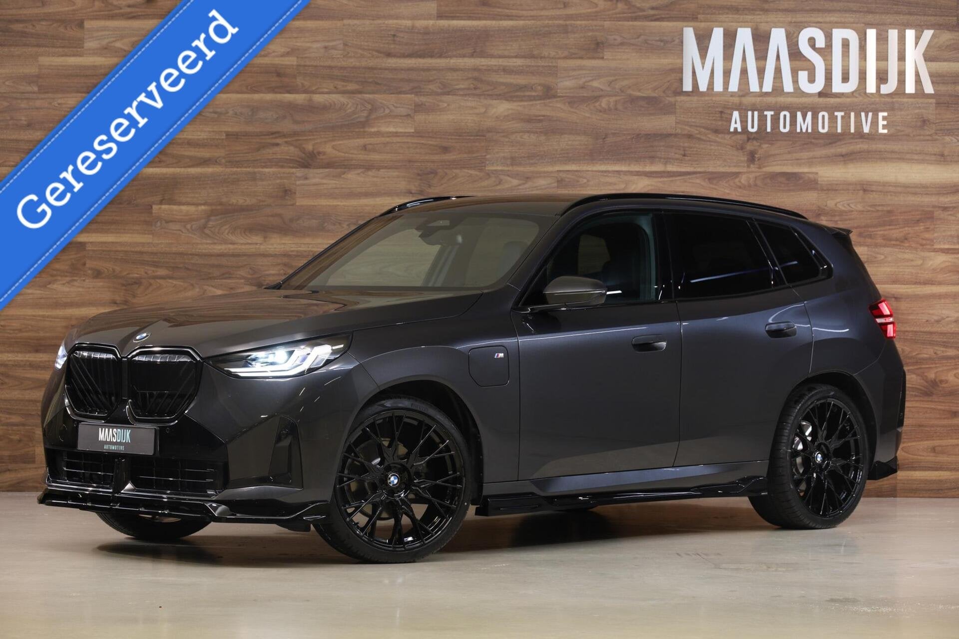 BMW X3 30e xDrive M-Sport|Pano|Leder|Maxton|22''|Trekhaak|, Auto's, Automaat, Gebruikt, Zwart, 4 cilinders