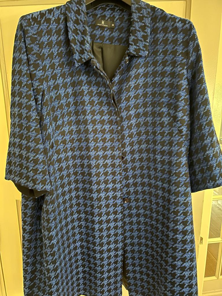 Mooie jas van Mart Visser maat 50, Kleding | Dames, Jassen | Winter, Ophalen of Verzenden, Zo goed als nieuw, Maat 46/48 (XL) of groter