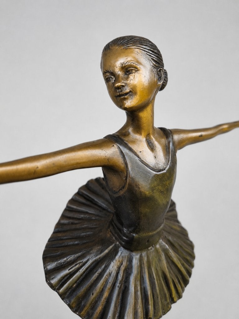 BALLERINA / BRONZEN BEELD, Ophalen of Verzenden, Brons, Beeld
