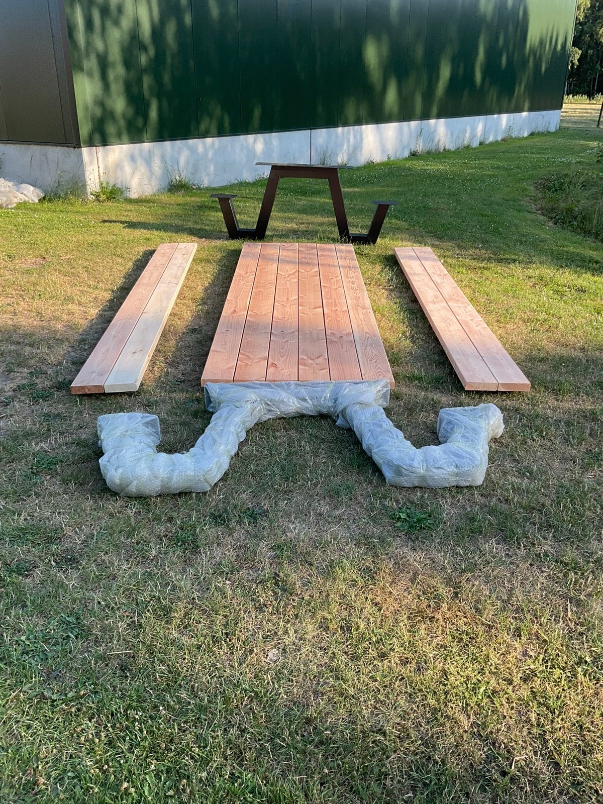 Nieuw onderstel voor picknickbank, Ophalen, Zo goed als nieuw, Rechthoekig