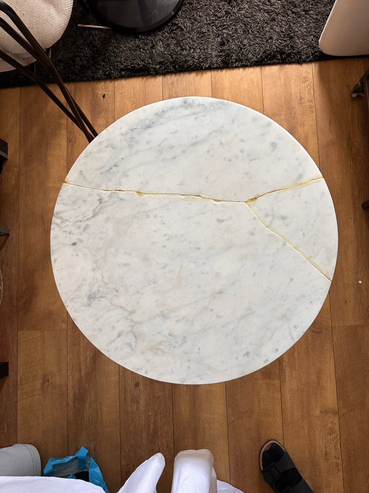 Coffee table, Ophalen, Gebruikt, Rond, 50 tot 100 cm