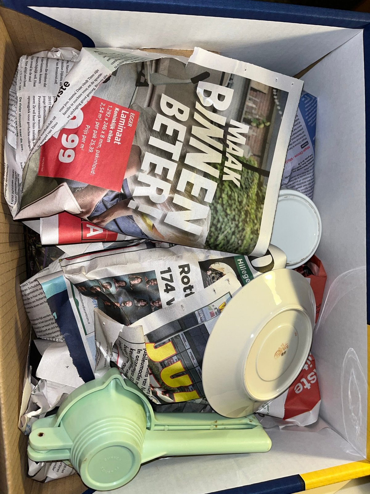 Diverse servies en glaswerk - Grote partij, Ophalen, Gebruikt, Overige merken, Glas