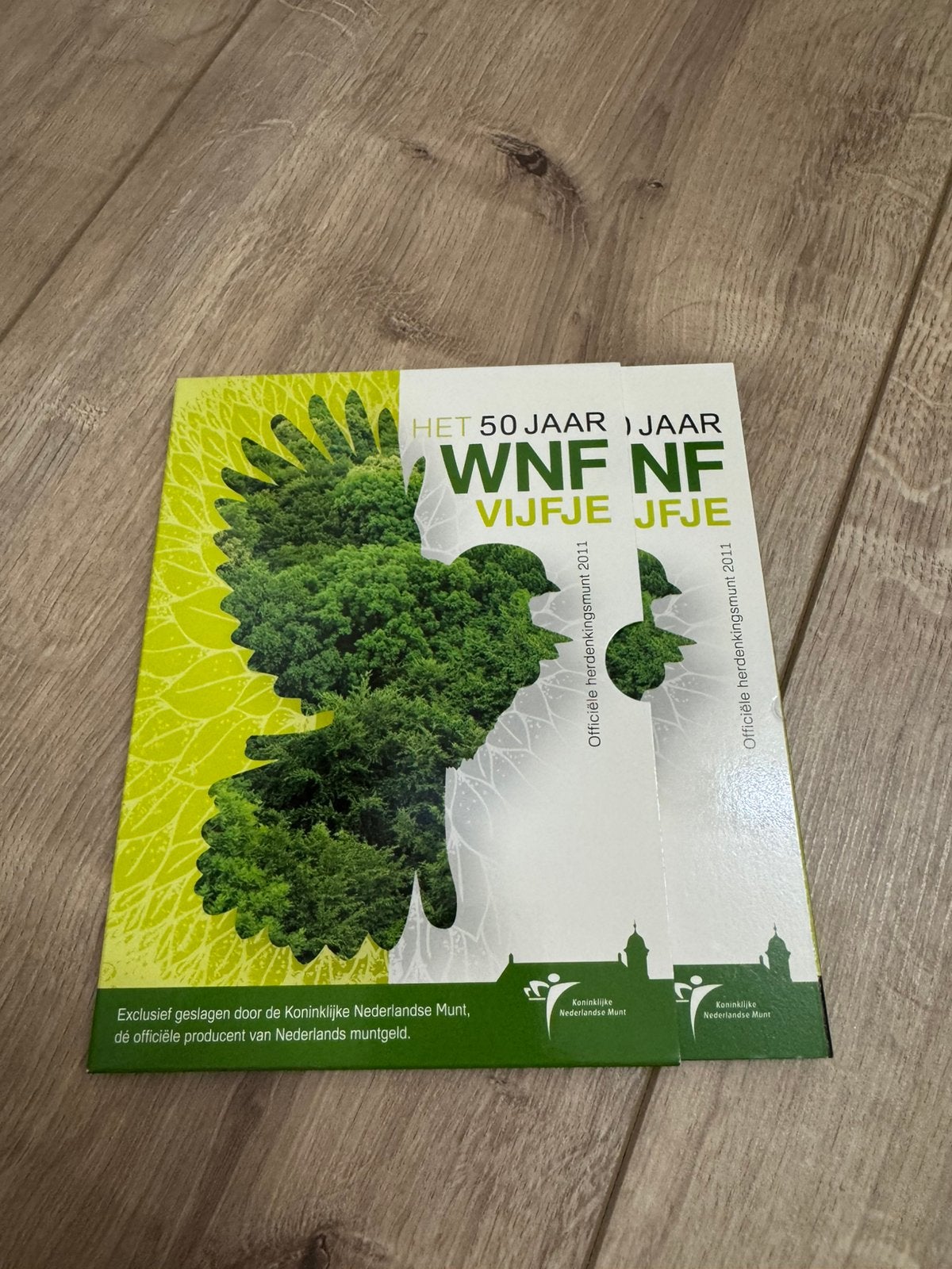 WNF vijfje proof, Postzegels en Munten, Koningin Beatrix, Zilver, Euro's, Ophalen of Verzenden