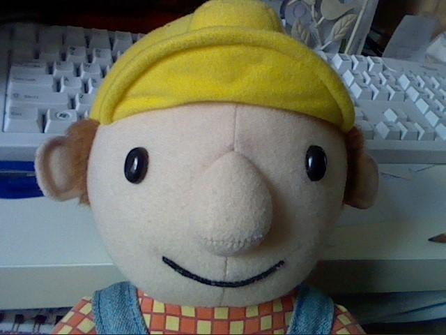 Een leuke Bob de Bouwer knuffelpop, Kinderen en Baby's, Speelgoed | Speelgoedvoertuigen, Ophalen, Zo goed als nieuw