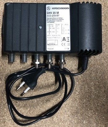 Hirschmann antenne versterker GHV 20M, Ophalen of Verzenden, Zo goed als nieuw, Toebehoren