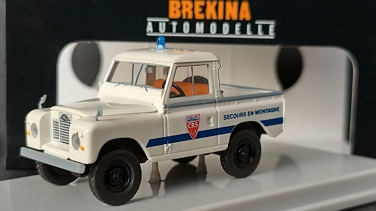 Land Rover 88 Police National Secours 1:87 Brekina Pol, Auto, Verzenden, ., Nieuw