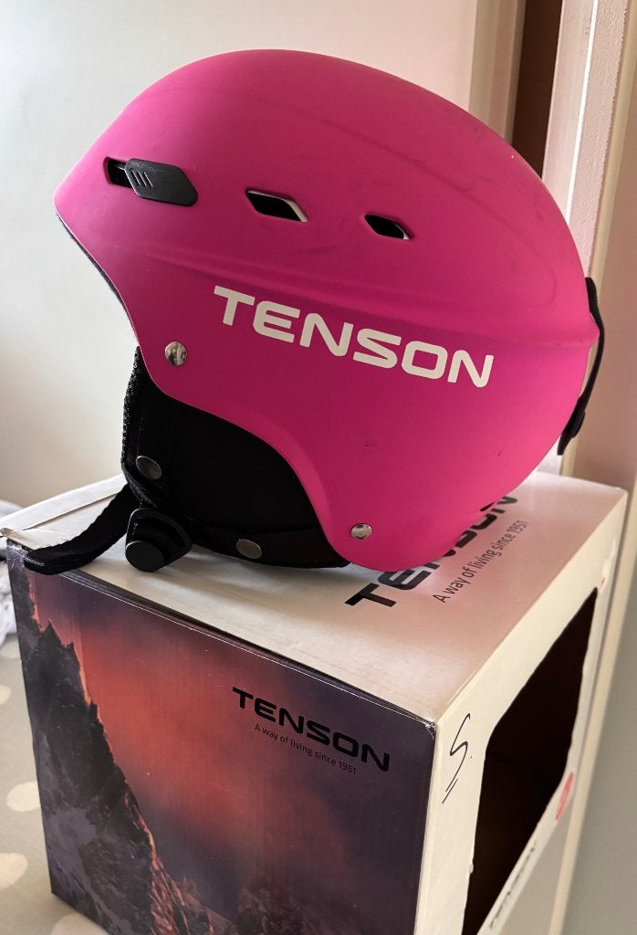 Ski helm kind Tenson, Overige typen, Zo goed als nieuw, Skiën, Minder dan 100 cm