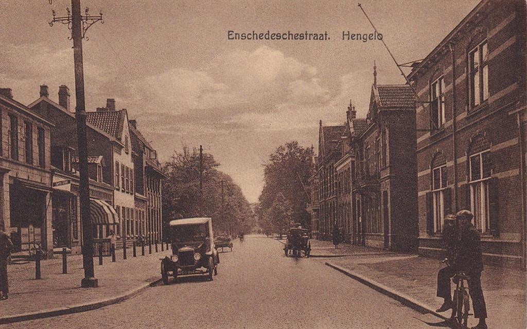 Hengelo, Enschede, Auto., Verzenden, Voor 1920, Ongelopen, Overijssel