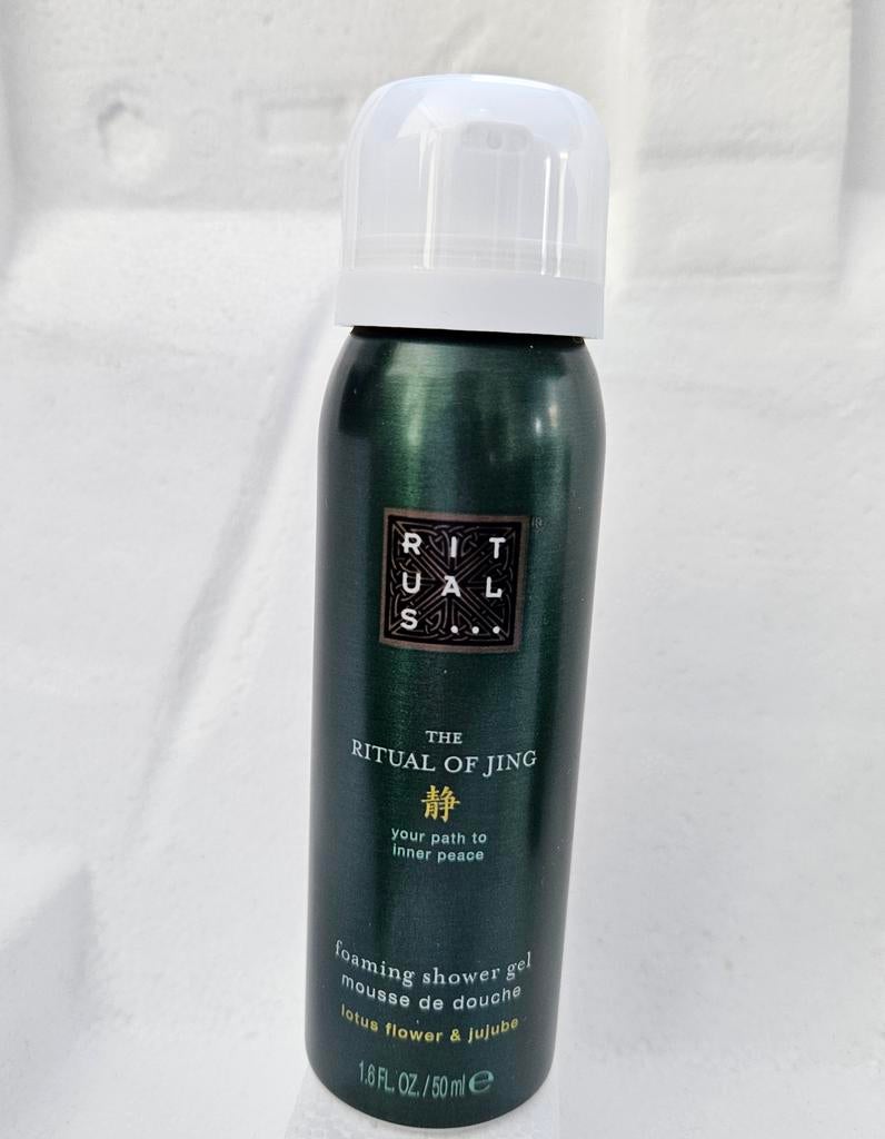 Rituals of Jing foaming shower gel 50ml, Ophalen of Verzenden, Nieuw, Bad & Douche
