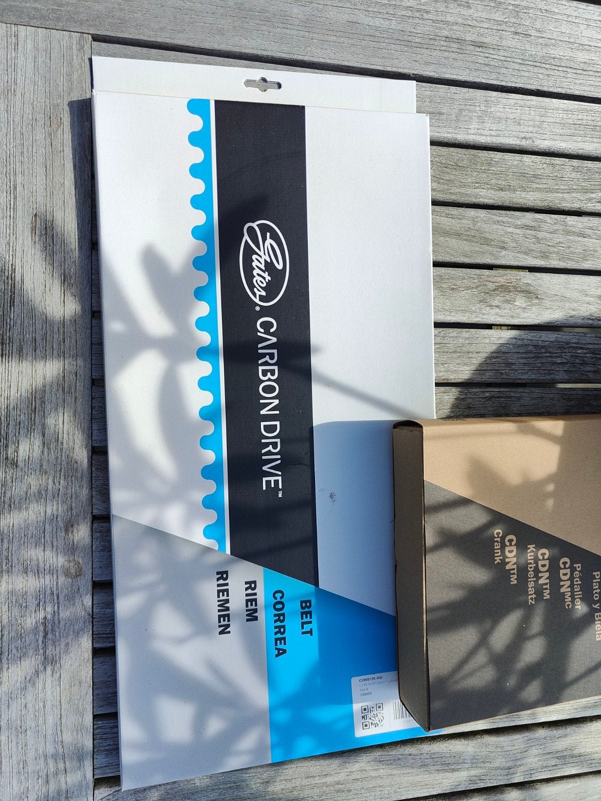 Gates Carbon Drive CDN Crankstel en Belt 122T, Ophalen of Verzenden