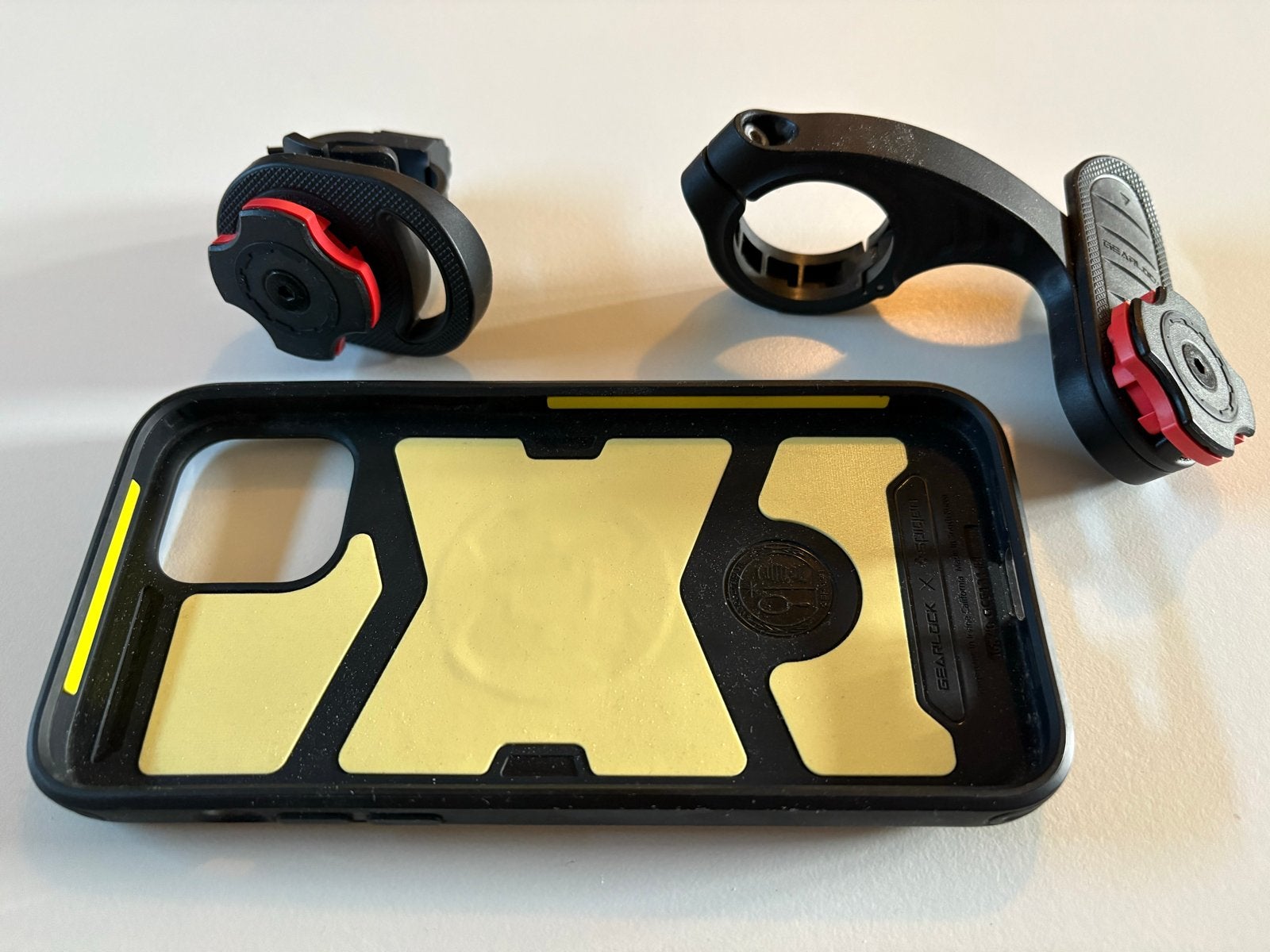 Spigen Gearlock fiets telefoonhouders en hoesje, Ophalen of Verzenden, Gebruikt, Hoesje of Tasje