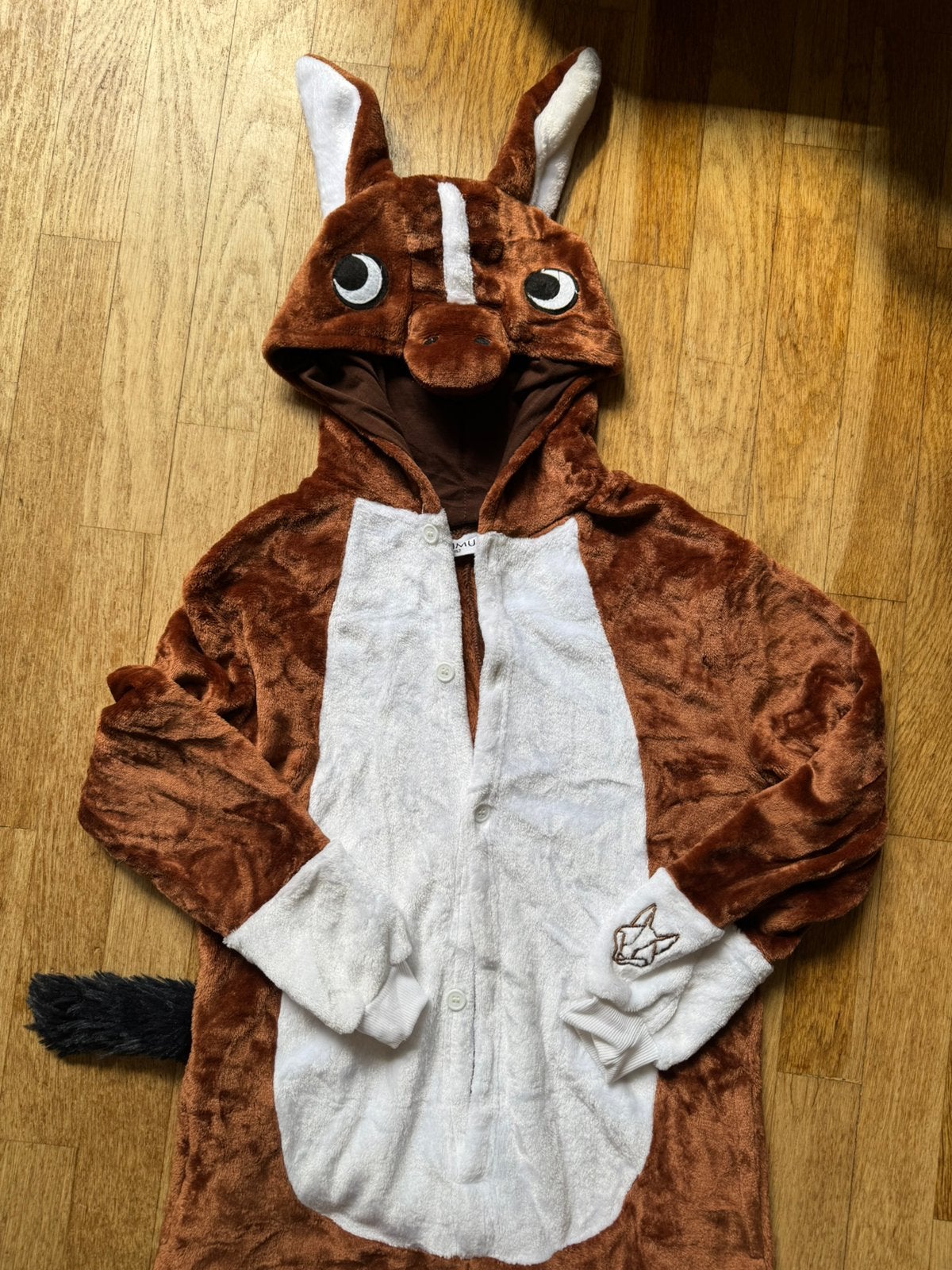 Onesie paard 146 152 zgan, Kinderen en Baby's, Ophalen of Verzenden, Zo goed als nieuw, Jongen of Meisje
