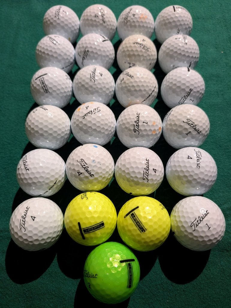 25 Stuks Titleist Tour Soft Golfballen, Sport en Fitness, Ophalen of Verzenden, Zo goed als nieuw, Bal(len), Overige merken