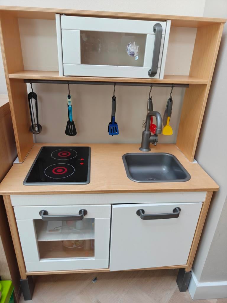 IKEA Speelkeuken met uitgebreide accessoires set, Ophalen, Gebruikt, Hout, Speelkeuken