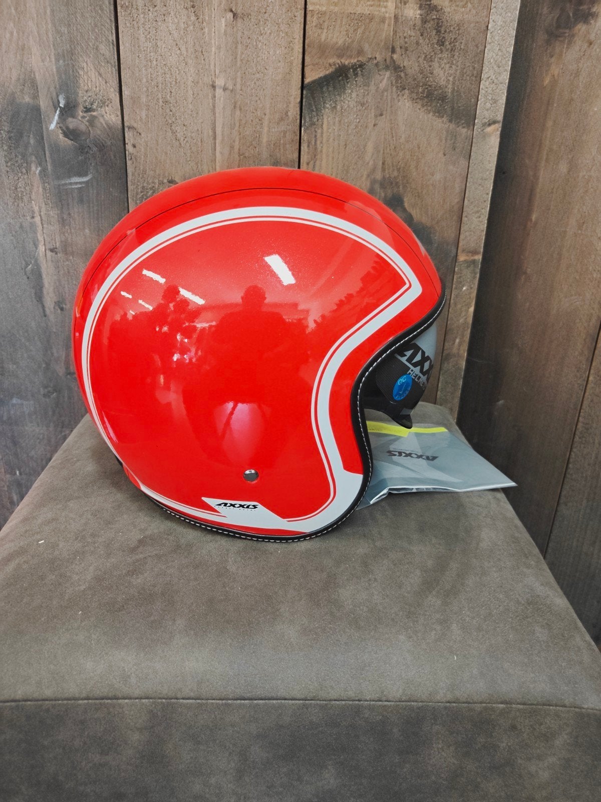 Axxis Jethelm L, Motoren, Kleding | Motorhelmen, Jethelm, Kinderen, Ophalen of Verzenden, L