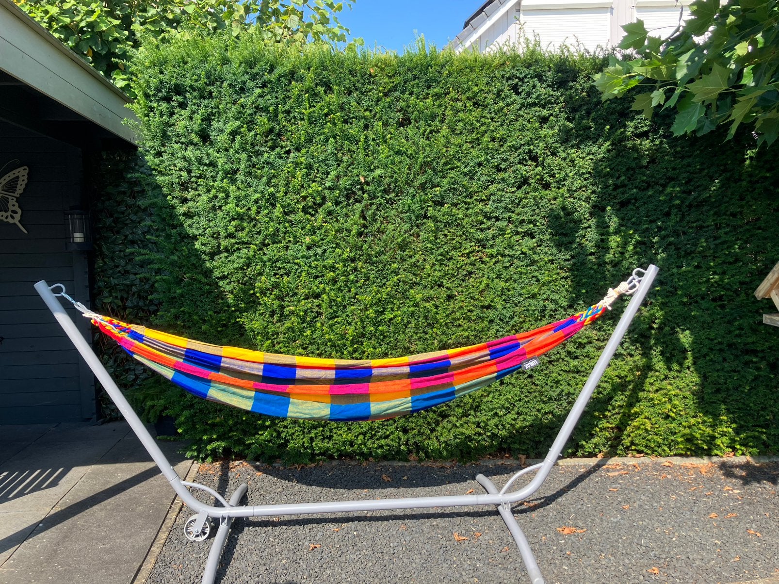 Hangmat met frame, Ophalen of Verzenden, Zo goed als nieuw