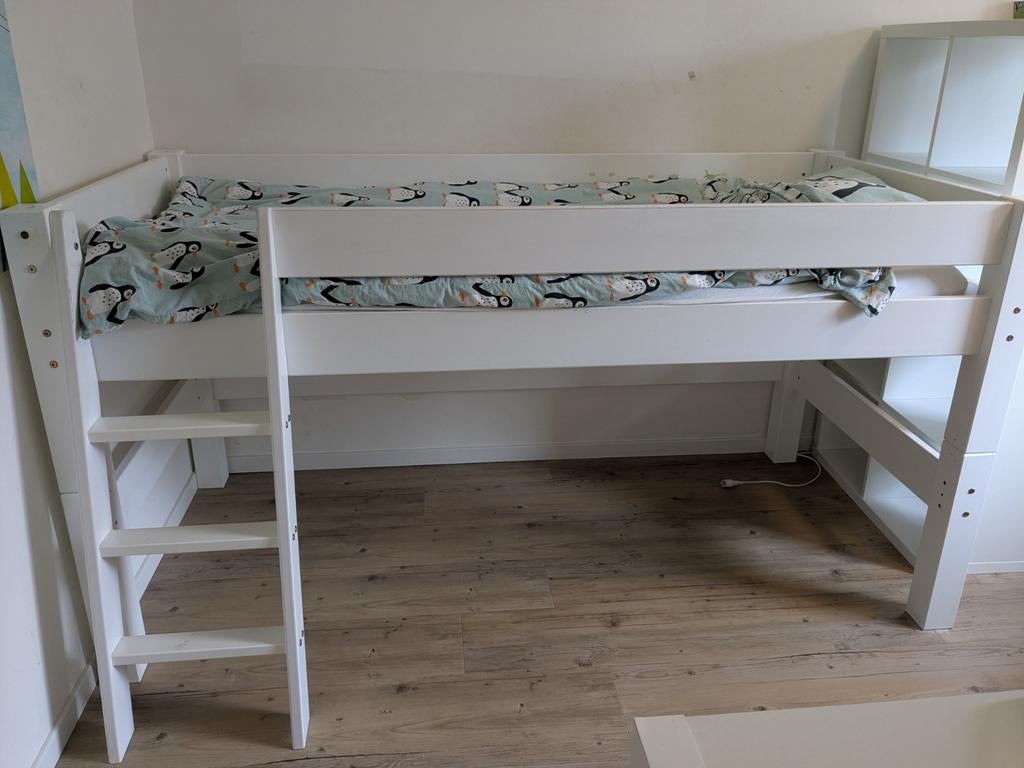 Half hoogslaper 110 hoog, exclusief matras, Ophalen, Gebruikt, Hoogslaper