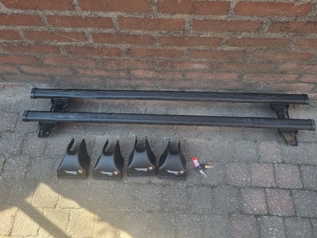 Twinny load dakdragers voor regengoot, Auto diversen, Dakdragers, Ophalen, Zo goed als nieuw