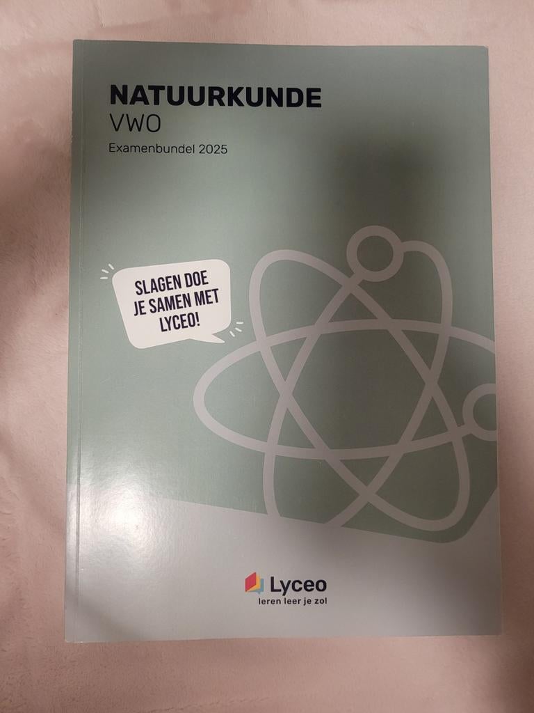 Natuurkunde VWO Examenbundel 2025 Lyceo, Boeken, Ophalen of Verzenden, Zo goed als nieuw, VWO, Natuurkunde