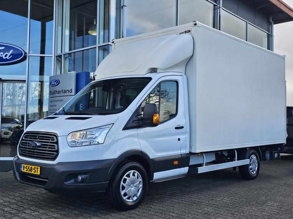 Ford Transit 350 2.0 TDCI 170 PK L4H1 | Bakwagen met Laadkle, Auto's, Voorwielaandrijving, Stof, Euro 6, 4 cilinders