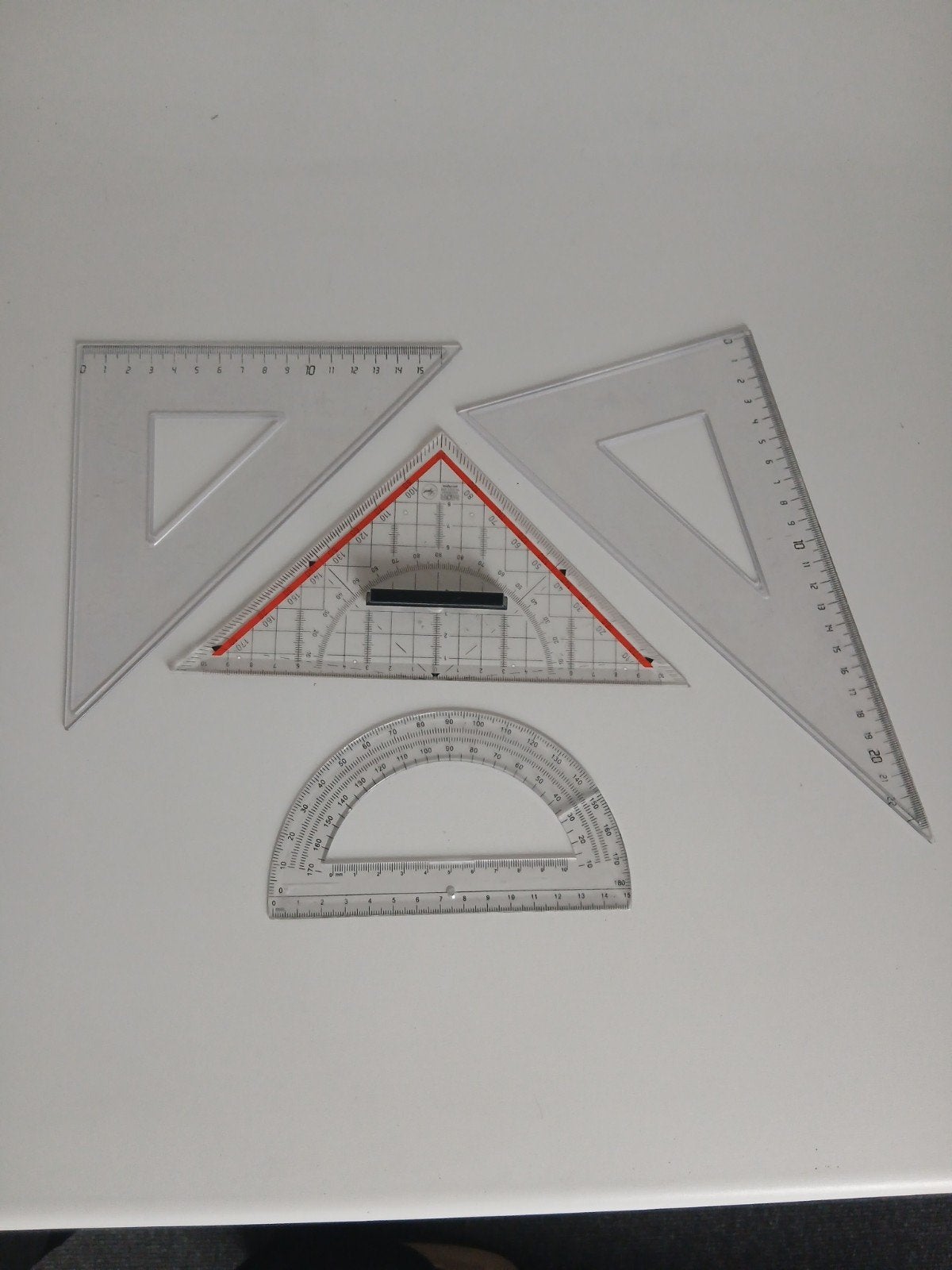 Geodriehoek set en boogmeter, Diversen, Ophalen