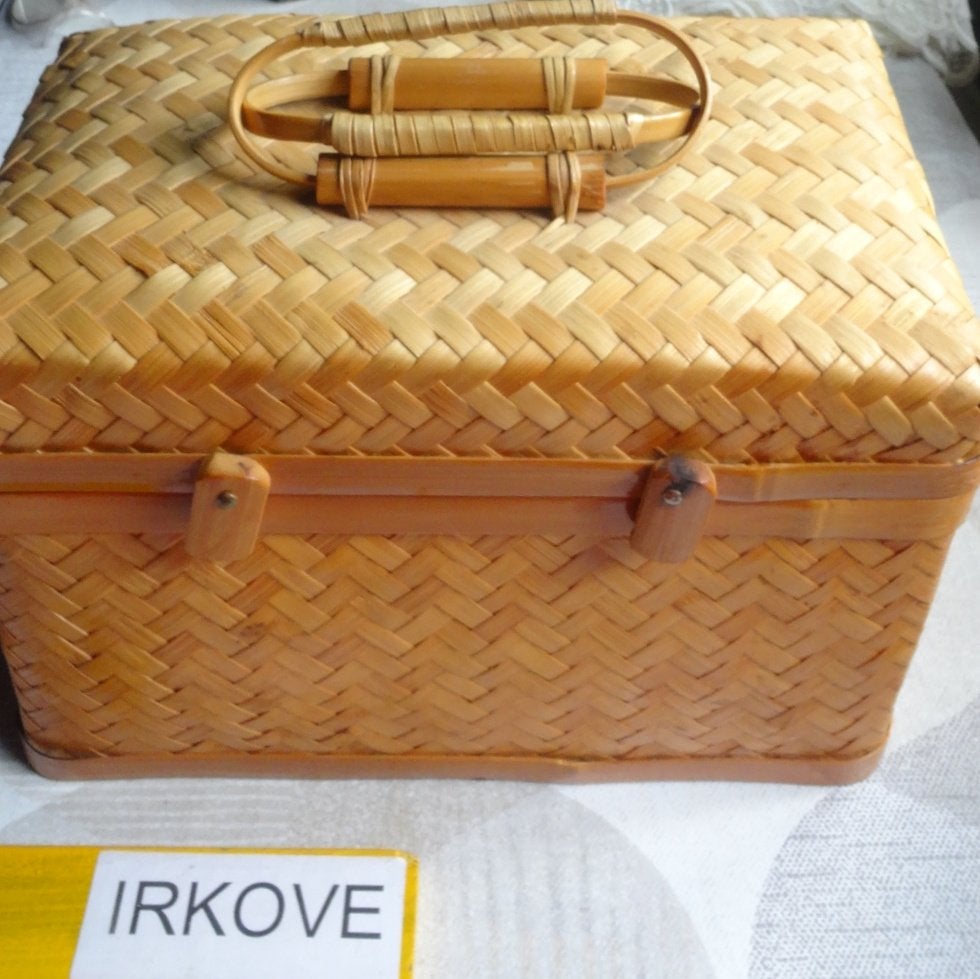 BIEZEN MANDJES 2 STUKS * Leuk Model *, Overige materialen, Mand, Verzenden, Nieuw