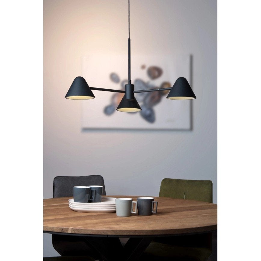 Twee Lucide Devon hanglampen - Nieuw & Zo goed als nieuw, Ophalen of Verzenden, Nieuw, Metaal, Modern, Industrieel