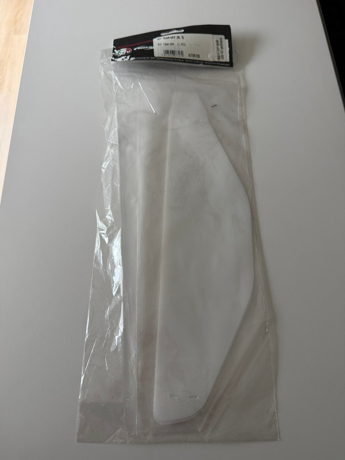 Tear off kit voor AGV helm, Ophalen of Verzenden, Nieuw met kaartje, Integraalhelm, AGV