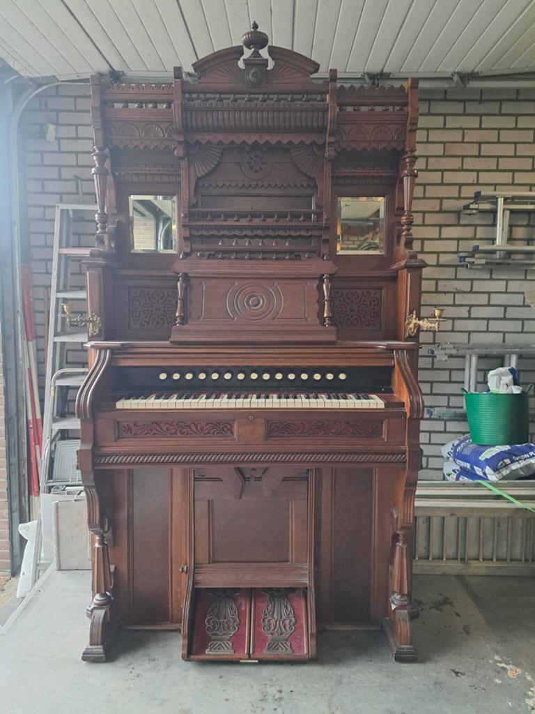 Harmonium antiek, Muziek en Instrumenten, Orgels, Ophalen, 1 klavier, Harmonium