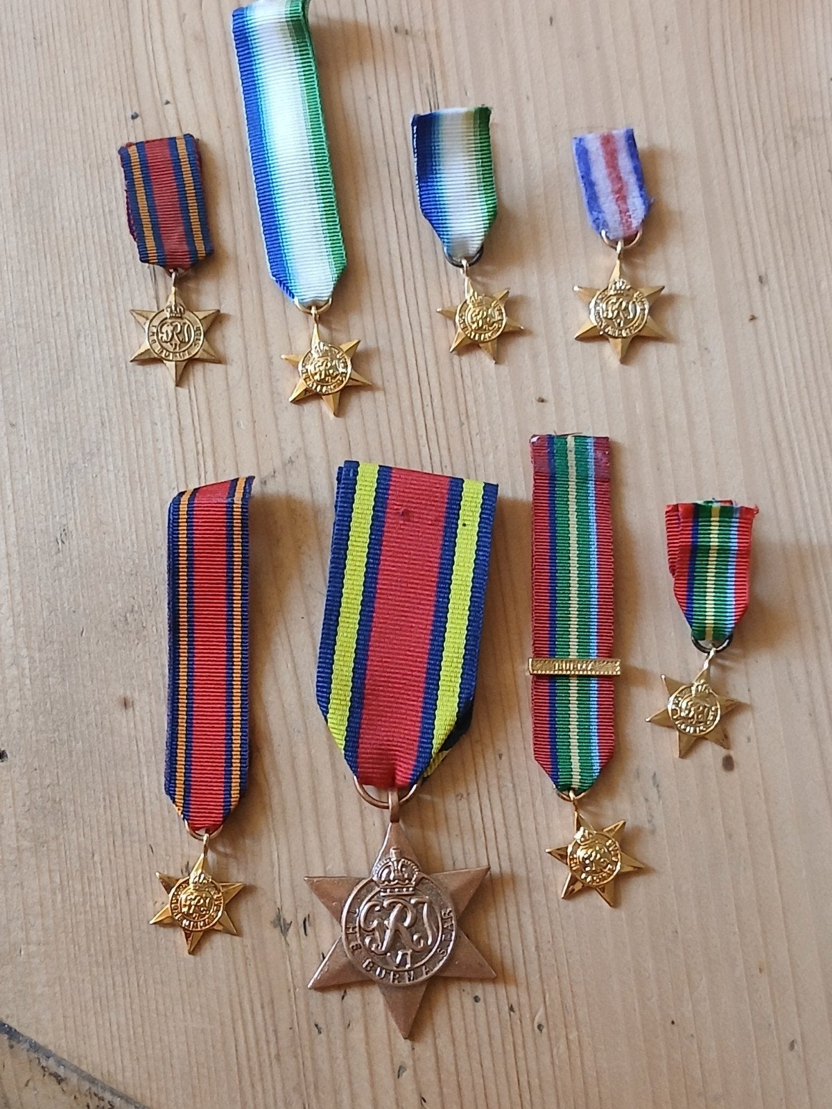 WW2 Britse Star Medailles - Diverse Onderscheidingen, Ophalen of Verzenden