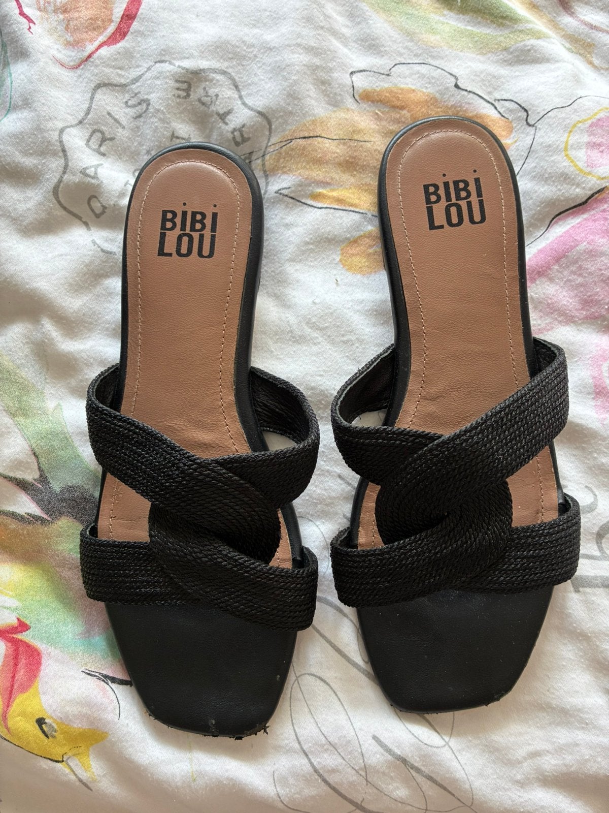 Bibi lou slippers maat 40 zwart, Ophalen of Verzenden, Gedragen, Zwart