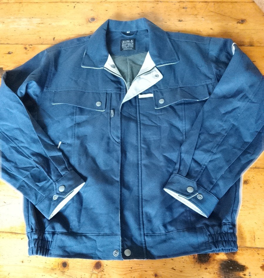 SUN-S Werkjas Maat L - Donkerblauw, Kleding | Heren, Maat 52/54 (L), Blauw, Nieuw, Ophalen of Verzenden