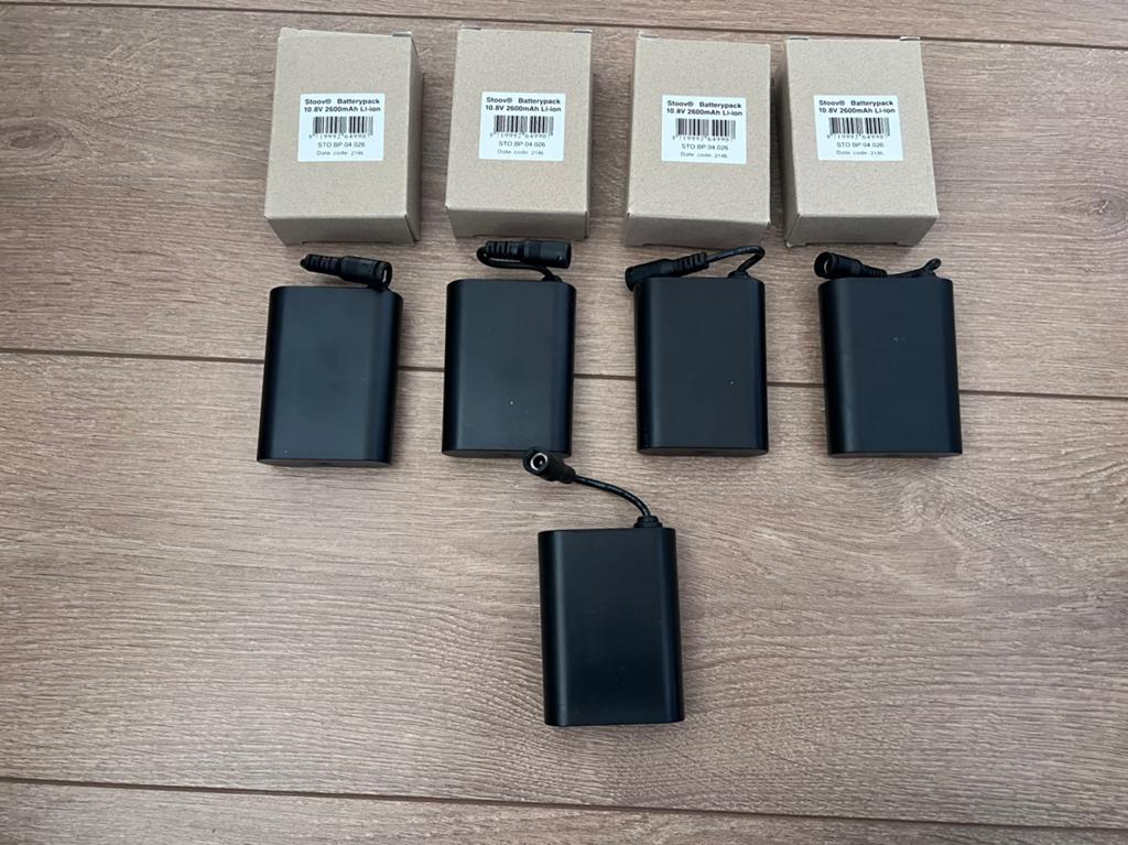 STOOV *NIEUWE* batterijen, Ophalen of Verzenden, Nieuw, Overige maten, Kussen