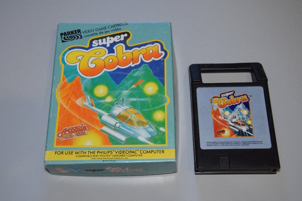 Philips Videopac : Super Cobra, Spelcomputers en Games, Games | Overige, Gebruikt, Racen en Vliegen, 2 spelers, Vanaf 3 jaar, Ophalen of Verzenden