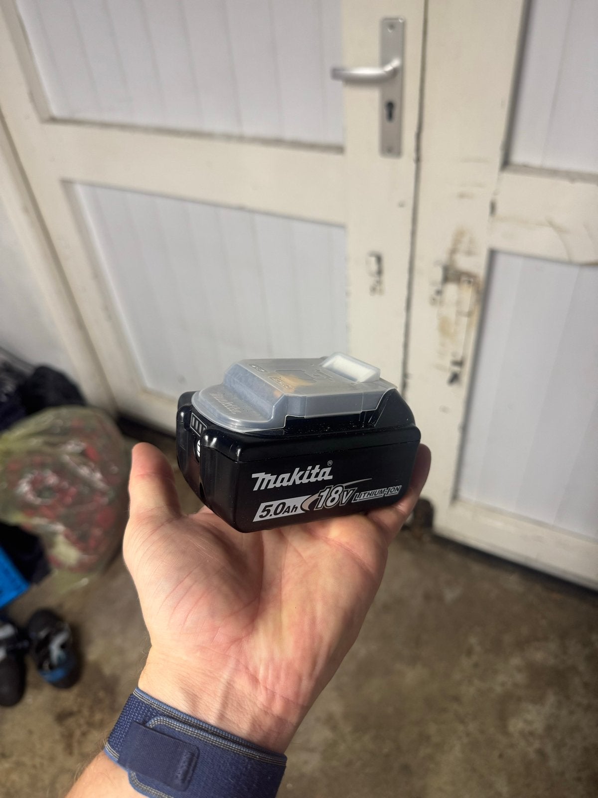 Makita 18V 5.0Ah Li-ion Accu BL1850B, Ophalen of Verzenden, Zo goed als nieuw