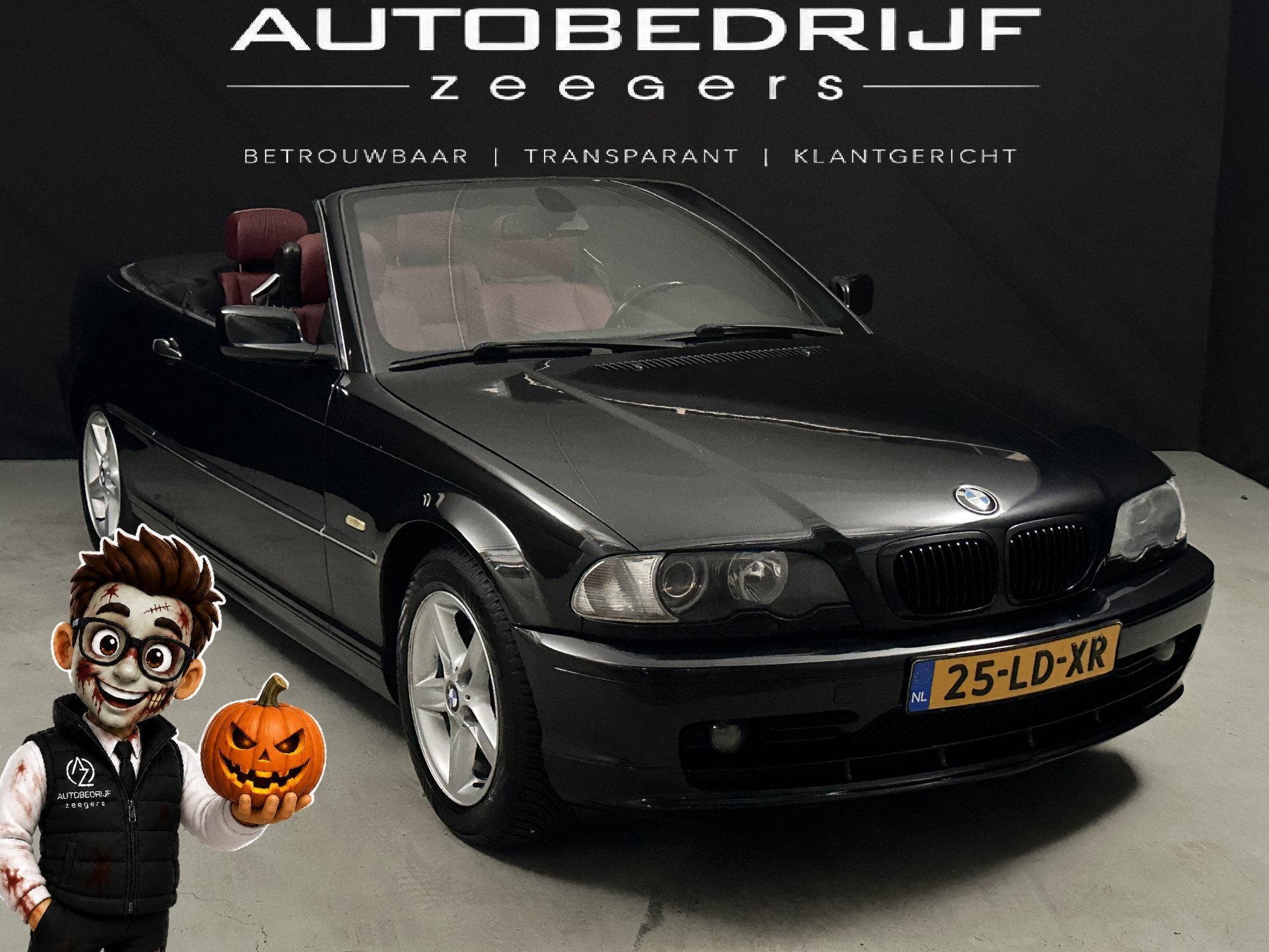 BMW 3 Serie Cabrio 320Ci Executive *Cabrio*Automaat*Hardtop, Auto's, Achterwielaandrijving, Cabriolet, 4 stoelen, Zwart