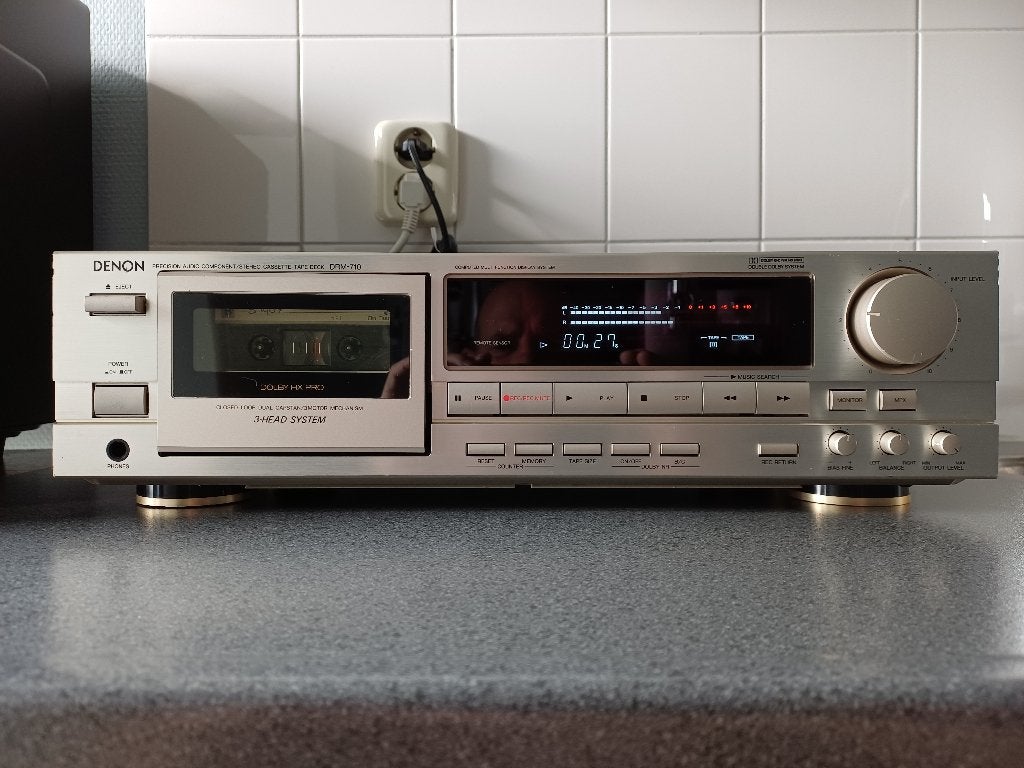Denon DRM-710 Cassettedeck, Audio, Tv en Foto, Cassettedecks, Ophalen, Denon, Tiptoetsen
