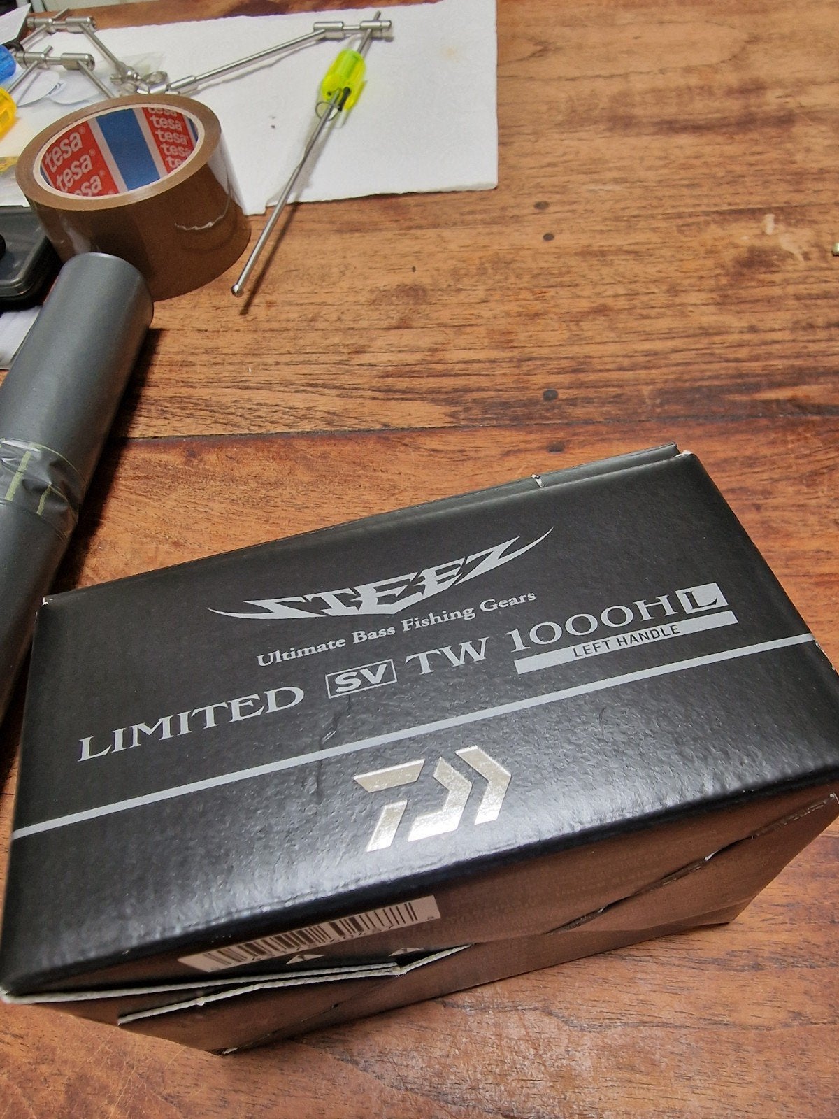 DAIWA STEEZ 1000 LIMITED EDITION REEL INCL DOOS, Watersport en Boten, Hengelsport | Roofvissen, Ophalen of Verzenden, Zo goed als nieuw