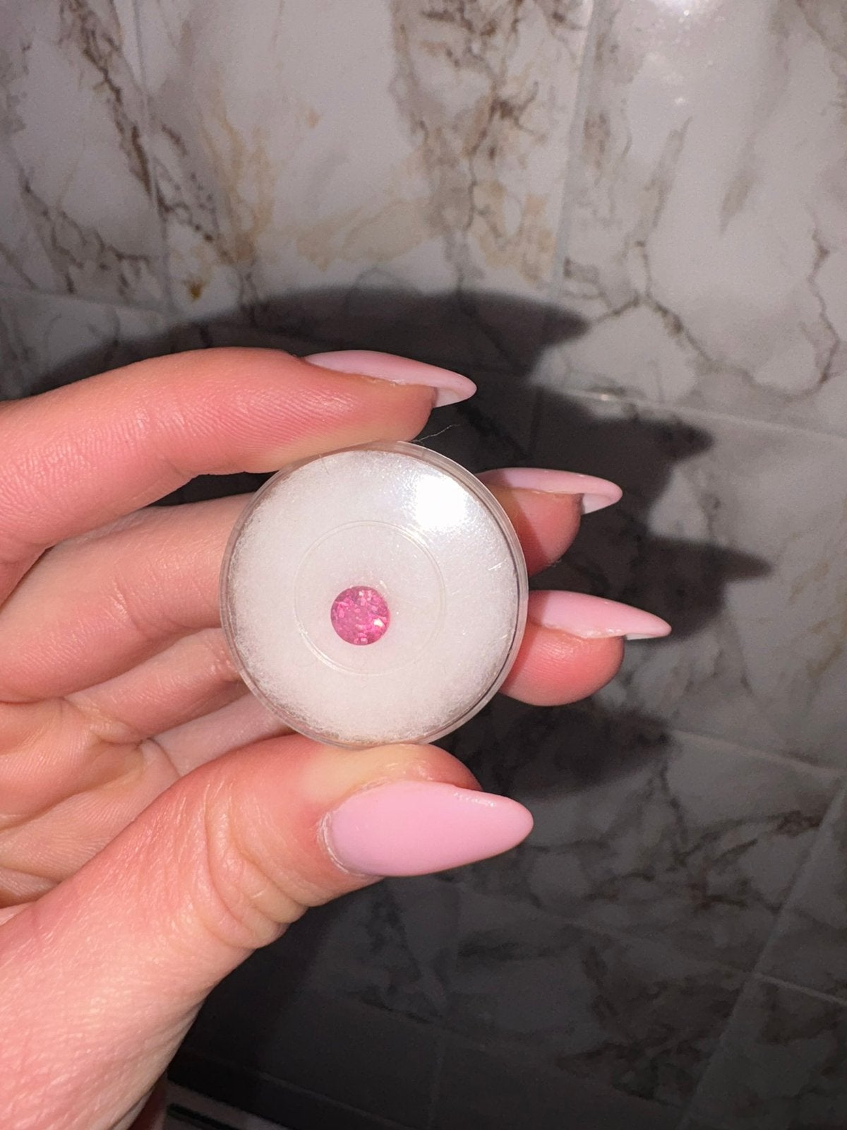 Roze robijn 1,02 ct, Ophalen of Verzenden, Zo goed als nieuw