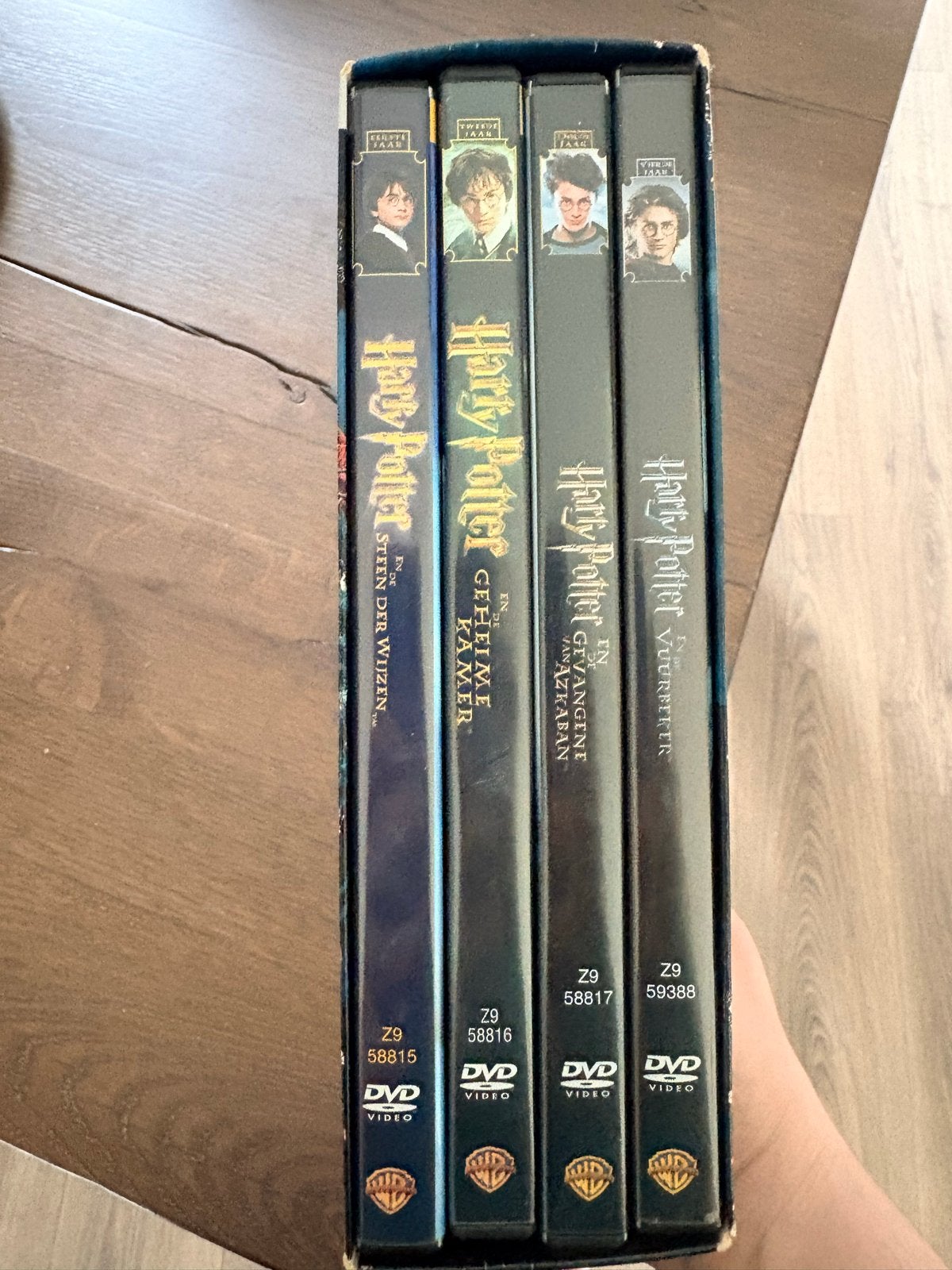 Harry Potter Jaren 1-4 DVD Boxset - Deel 1 t/m 4, Ophalen, Gebruikt, Nederlands, Nederlands