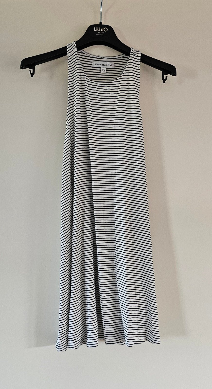 Abercrombie & Fitch blauw wit hemd jurkje mt XS izgst, Ophalen of Verzenden, Zo goed als nieuw, Maat 34 (XS) of kleiner