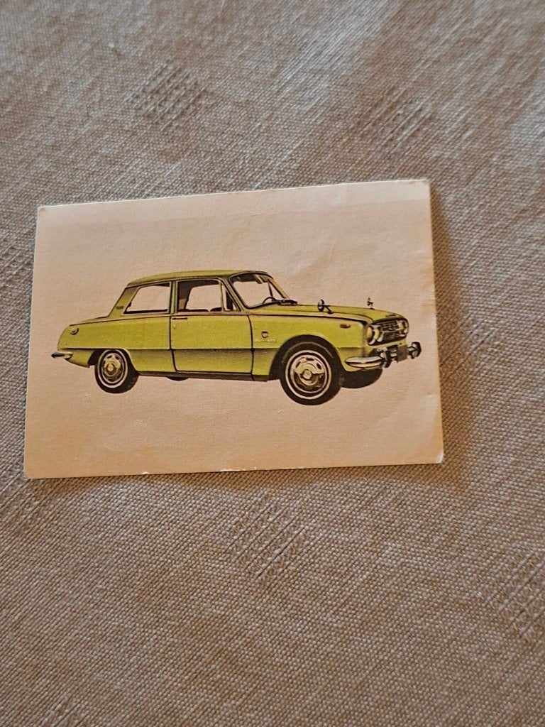 Prentje/Chromo : Isuzu Bellett / Chocolade Jacques, Verzamelen, 1960 tot 1980, Gebruikt, Verzenden, Prent